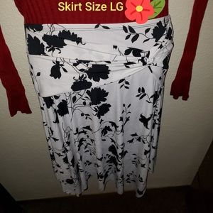 Below the knee skirt